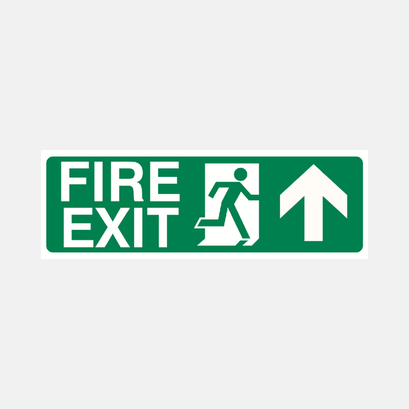 Fire Exit Straight Ahead Sign - 23288059527351