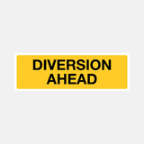 Flood Warning Diversion Ahead Sign - 23487565168823