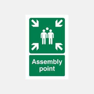 Assembly Point Sign - 23287374381239