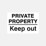 Private Property Keep Out Sign - 23287409311927