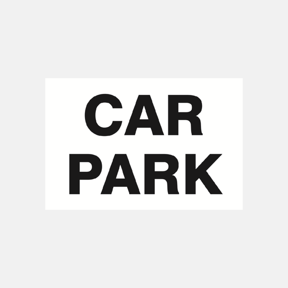 Car Park Sign - 23287430578359