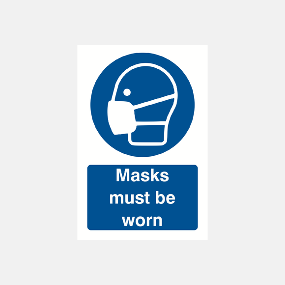 Masks Must Be Worn Sign - 23287708811447