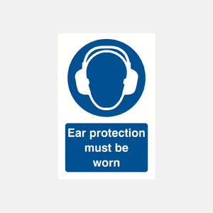 Ear Protection Sign - 23287719919799