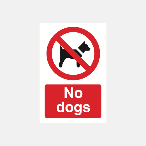 No Dogs Sign Raymac Signs