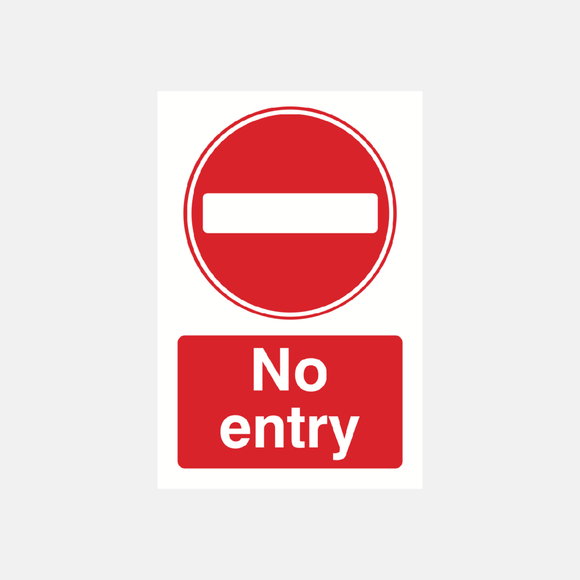 No Entry Sign - 23287297310903