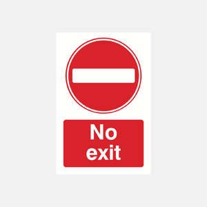 No Exit Sign - 23287300325559