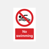 No Swimming Sign - 23287343644855