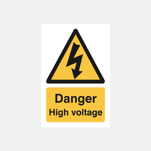 Danger High Voltage Sign - 23287507124407