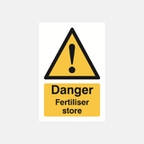 Danger Fertiliser Store Sign - 23287523246263