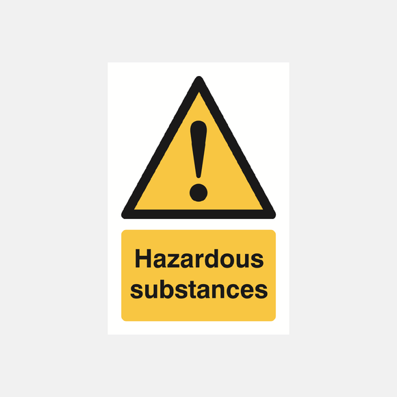 Hazardous Substances Sign Raymac Signs