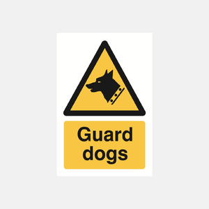 Guard Dogs Sign - 23287548444855