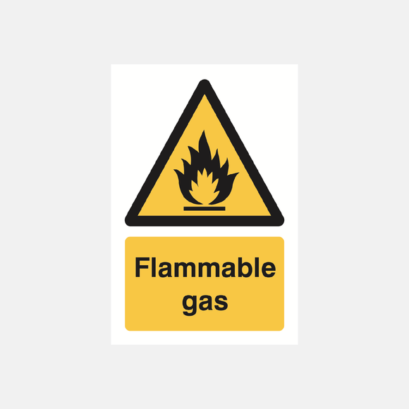 Flammable Gases Sign Raymac Signs
