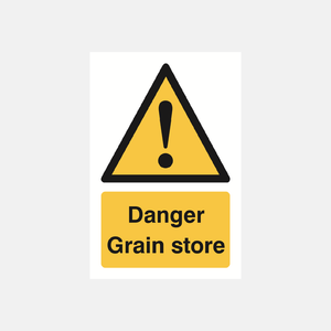 Danger Grain Store Sign - 23287591862455