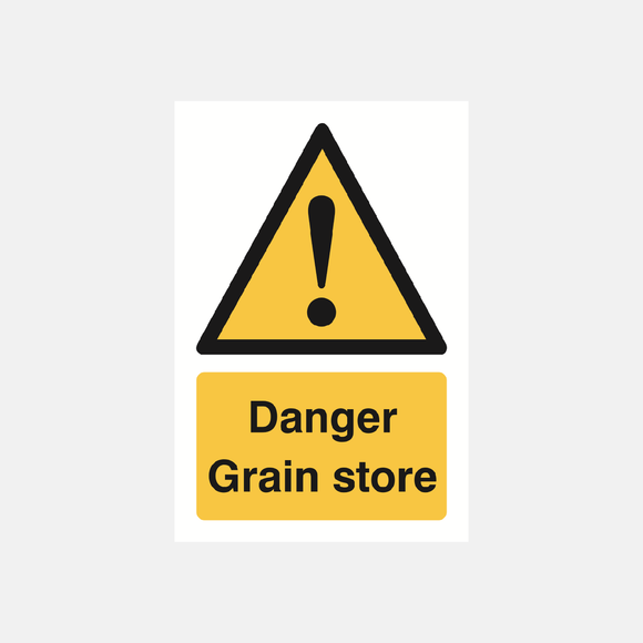 Danger Grain Store Sign Raymac Signs