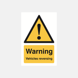 Warning Vehicles Reversing Sign - 23287621157047