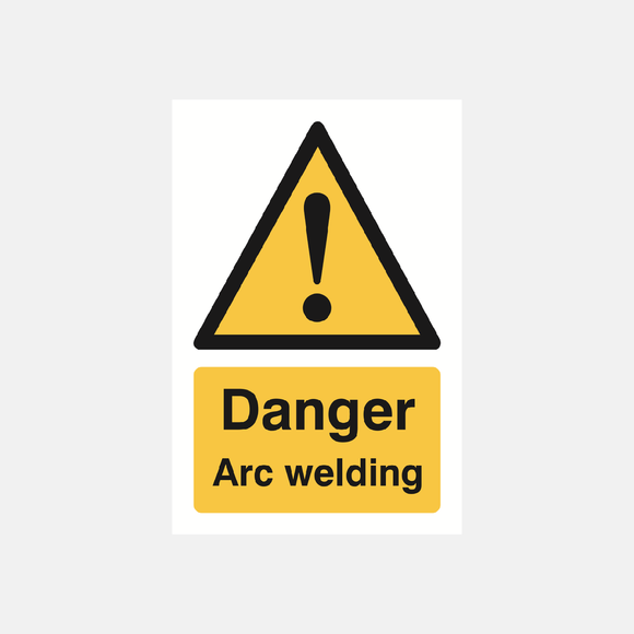 Danger Arc Welding Sign - 23287627940023