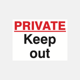 Private Keep Out Sign - 23287817109687