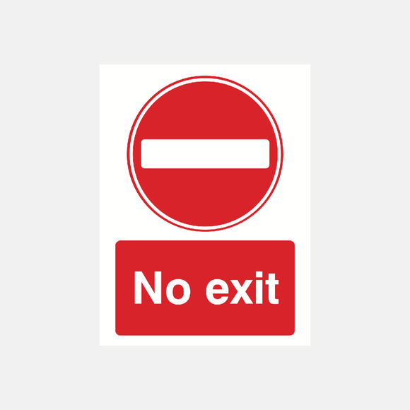No Exit Sign Raymac Signs