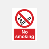 No Smoking Sign - 23287973216439