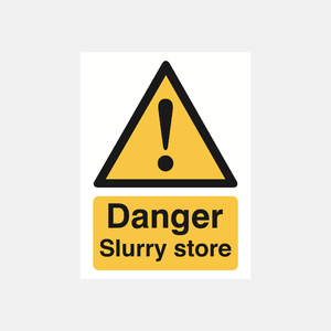 Danger slurry store sign - 23287911874743