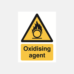 Oxidising Agent Sign - 23287952277687