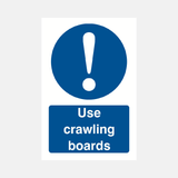 Use Crawling Boards Sign - 23287750426807