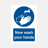 Now Wash Your Hands Sign - 23287756456119