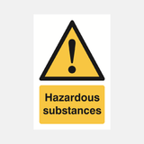 Hazardous Substances Sign - 23287525703863