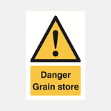 Danger Grain Store Sign - 23287591895223
