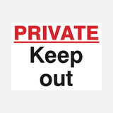 Private Keep Out Sign - 23287817142455