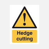 Hedge Cutting Sign - 23287865442487