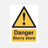 Danger slurry store sign - 23287911907511