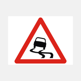 Slippery Road Sign - 23287685808311