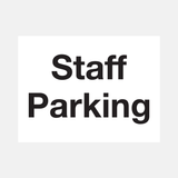 Staff Parking Sign - 31576260542647