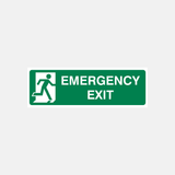 Emergency Exit Sign - 23286846881975