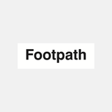 Footpath Sign - 23286906028215