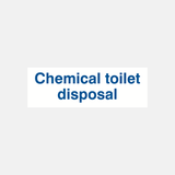 Chemical Toilet Disposal Sign - 23287201366199