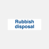 Rubbish Disposal Sign - 23287208018103
