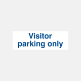 Visitor Parking Only Sign - 23287229972663