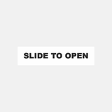 Slide To Open Sign Door and Gate - 23288054415543