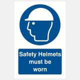 Safety Helmets Must Be Worn Sign - 23287730536631
