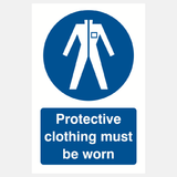 Protective Clothing Must Be Worn Sign - 23287742529719