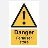 Danger Fertiliser Store Sign - 23287523311799