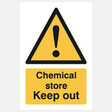 Chemical Store Keep Out Sign - 23287529242807