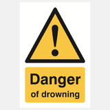 Danger Of Drowning Sign - 23287533043895