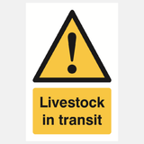 Livestock In Transit Sign - 23287585865911