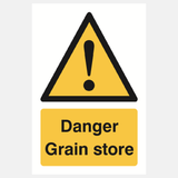 Danger Grain Store Sign - 23287591927991
