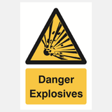 Danger Explosives Sign - 23287597662391