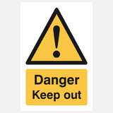 Danger Keep Out Sign - 947 - 23287608115383