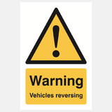 Warning Vehicles Reversing Sign - 23287621222583